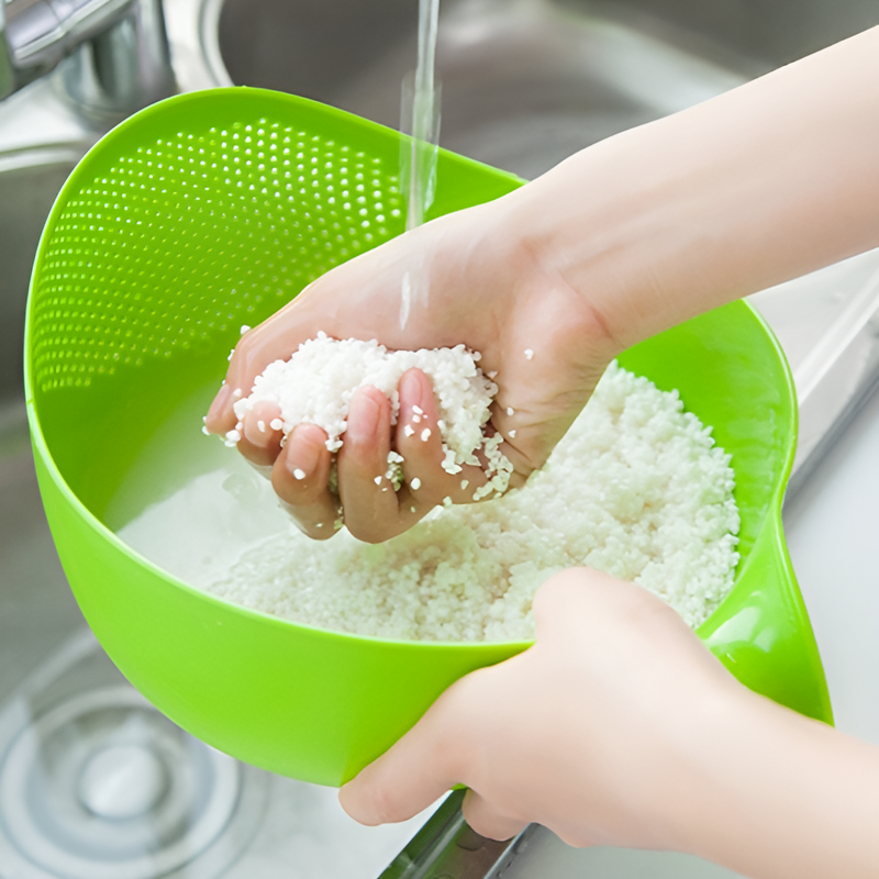 Panier égouttoir multifonction pour riz