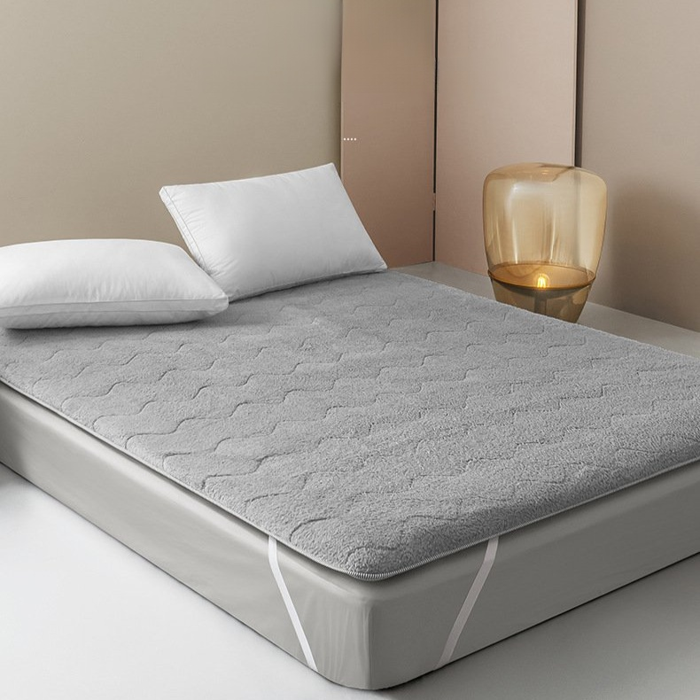 Colchón de felpa de cordero gruesa y cálida