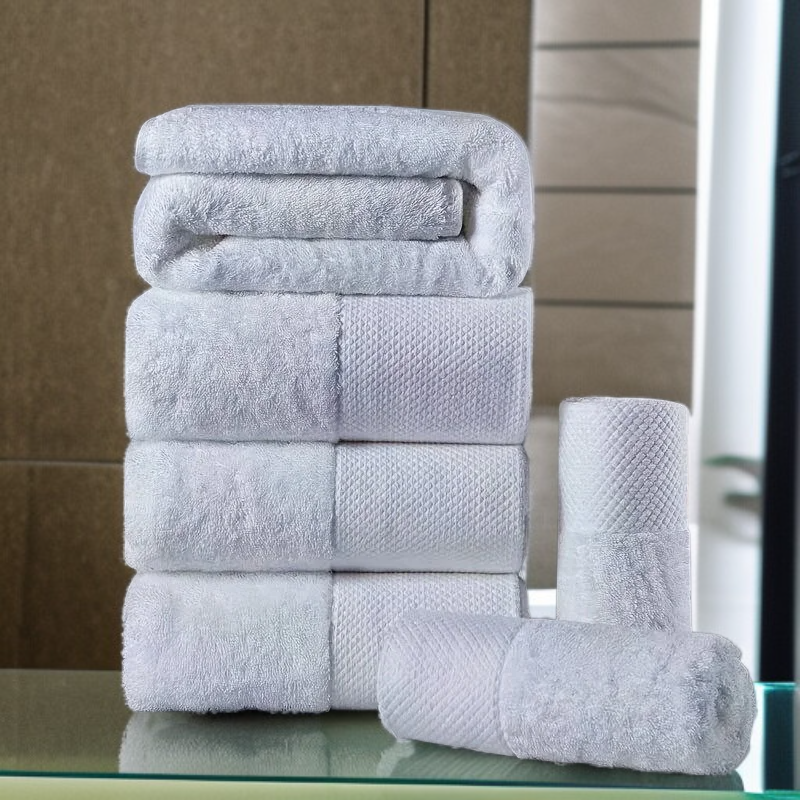 간단한 욕실용 수건 세트, 목욕수건과 손수건 포함