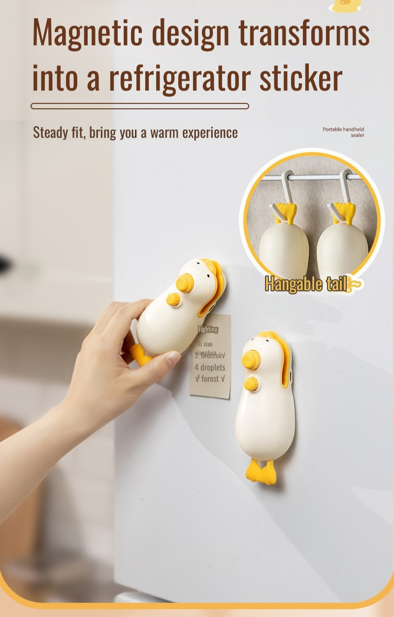 Handheld mini bag sealer for travel