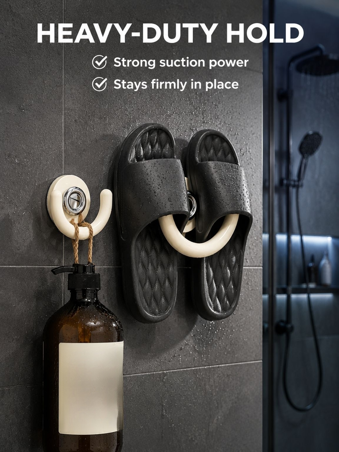 No-Drill Wall Slipper Organizer