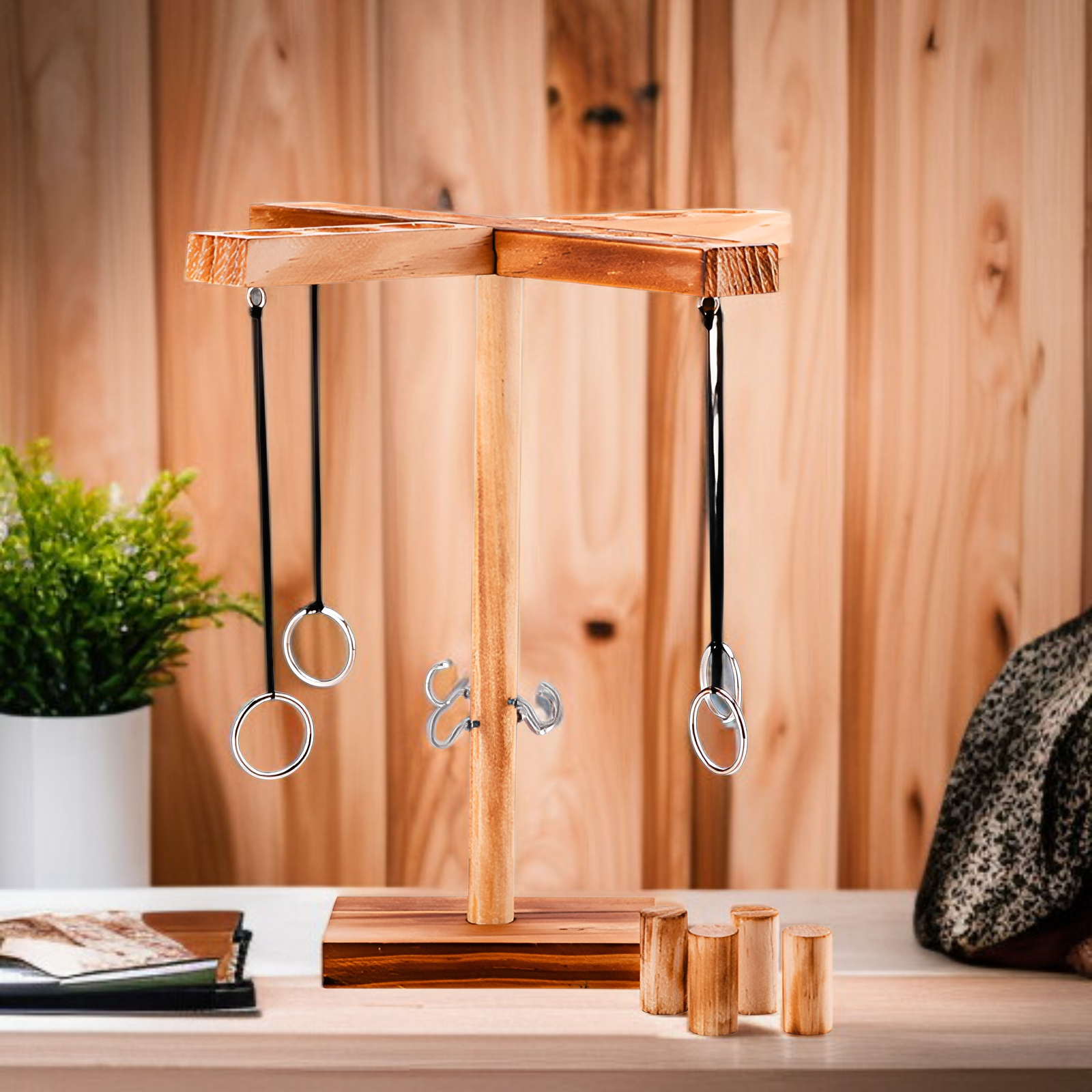 Holz-Wurfspiel für Kinder