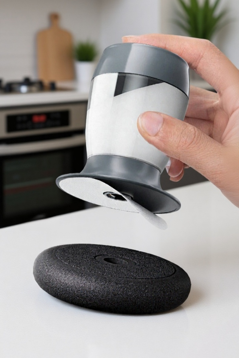 Limpiador especializado eliminando manchas de aceite en cristales de coche