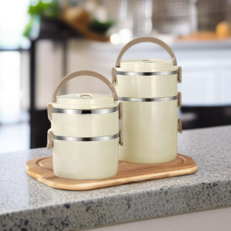 Large Capacity Stainless Steel Student Thermal Lunch Box Leak-Proof Portable Bento Box