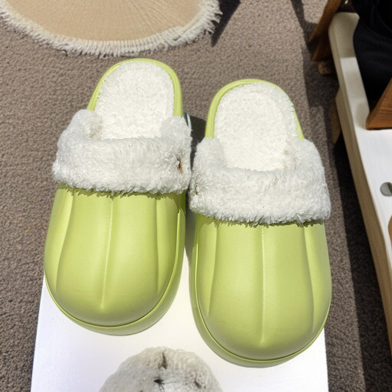 النعال الشتوية للتخييم، تدفئة مضادة للبرد، فرو داخلي وخارجي مقاوم للماء