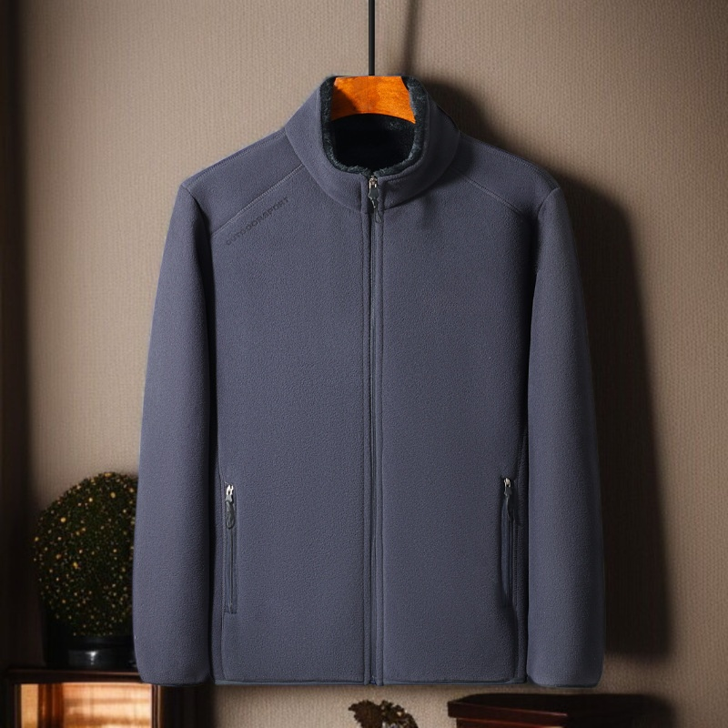 남자 중년 아빠 아웃도어 캐주얼 상의 루즈핏 차이나 기모 도톰 기모 상의 양면 축열 겨울 아웃도어 캐주얼 맨투맨