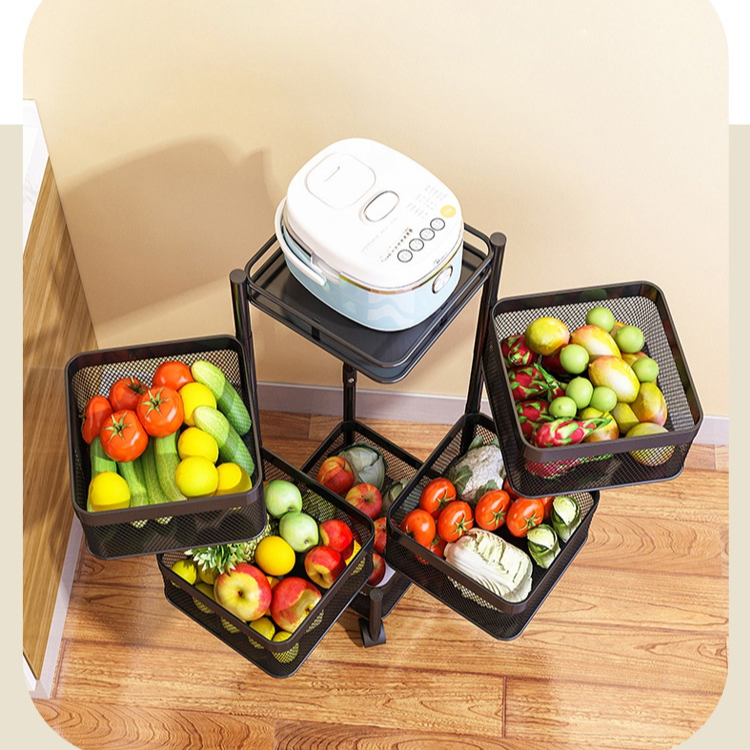 多功能家用移動置物架 