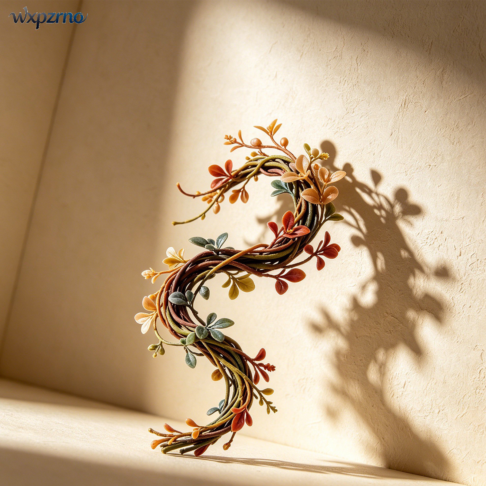 Dried flower arrangement ornaments (2 pieces)