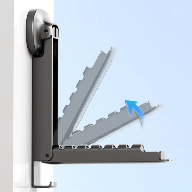 室內外可伸縮吸盤隱形折疊晾晒架