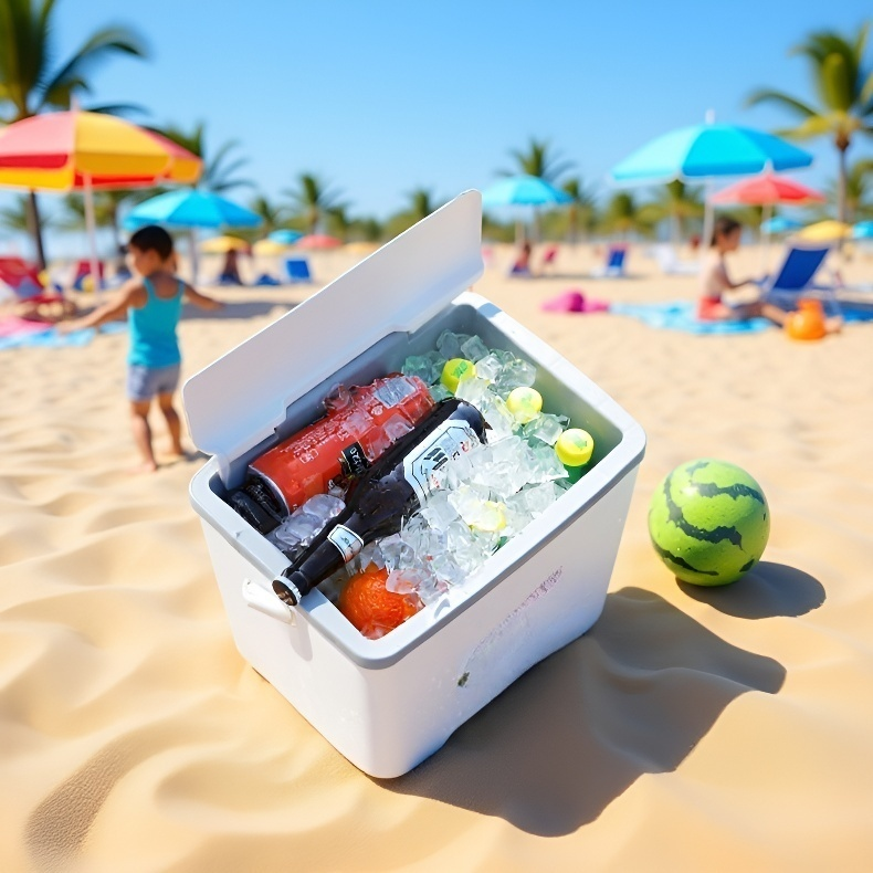 Przenośna skrzynka chłodząca na zewnątrz