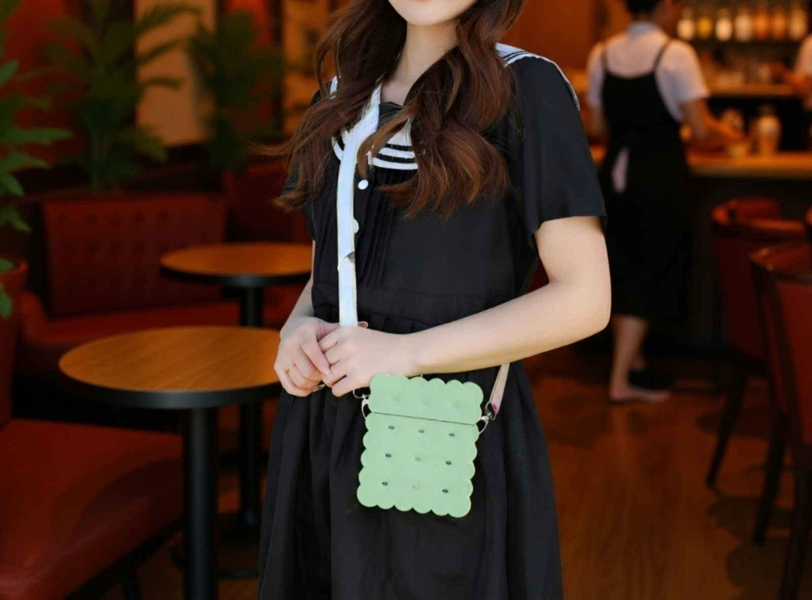 Gift idea cookie straw water bottle