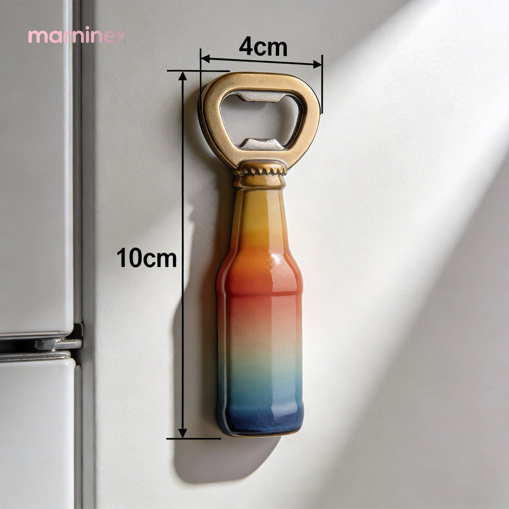 Accesorio de cocina creativo: abridor magnético para botellas