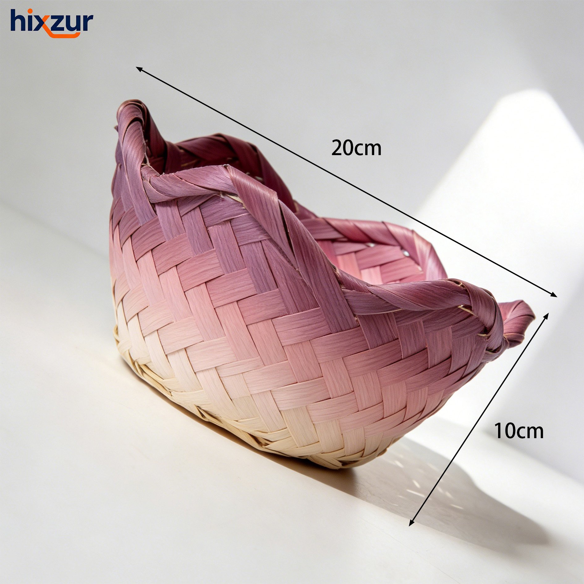 ตะกร้าผ้าฝ้ายลินินคุณภาพดีสำหรับจัดระเบียบสายไฟ