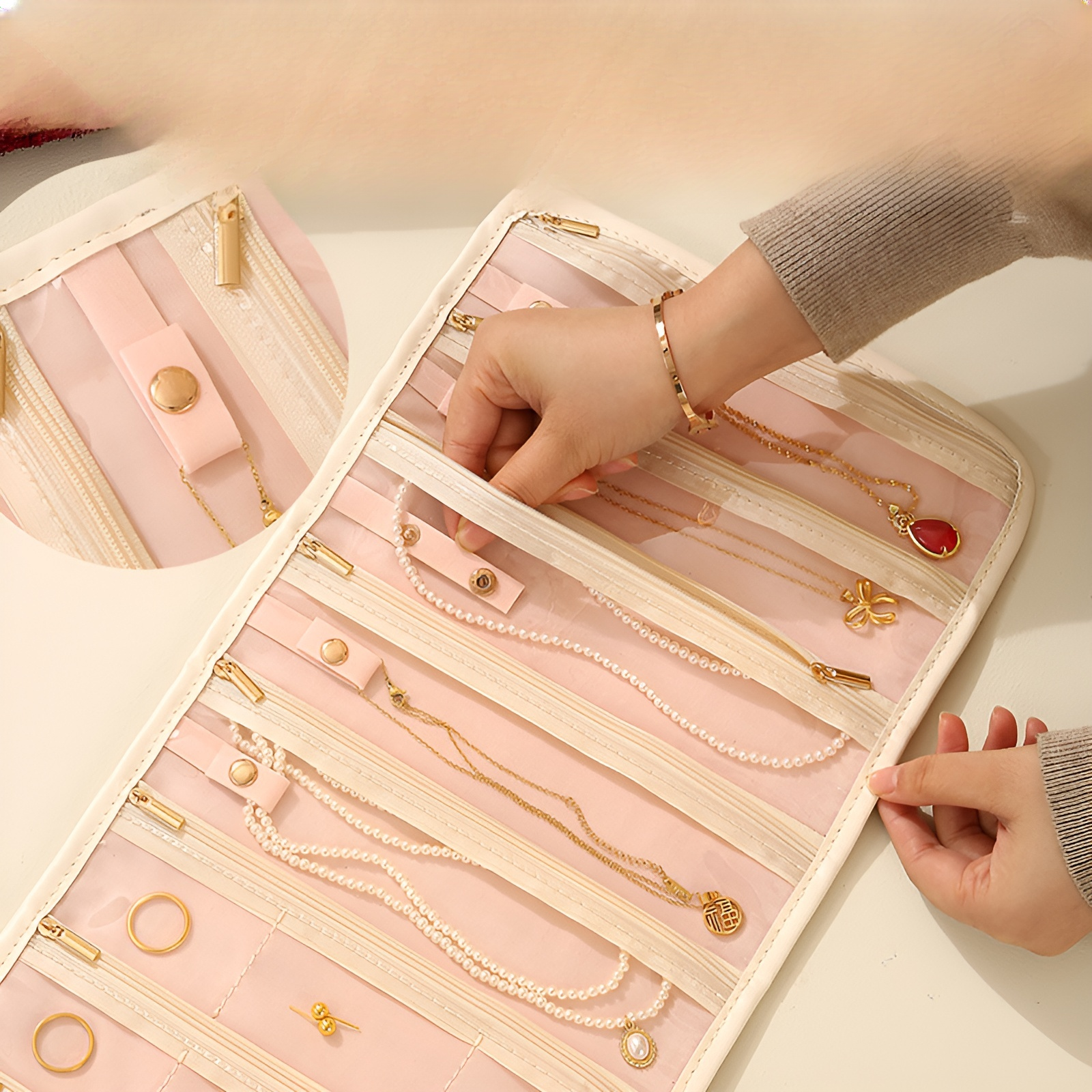 多功能首飾收納包