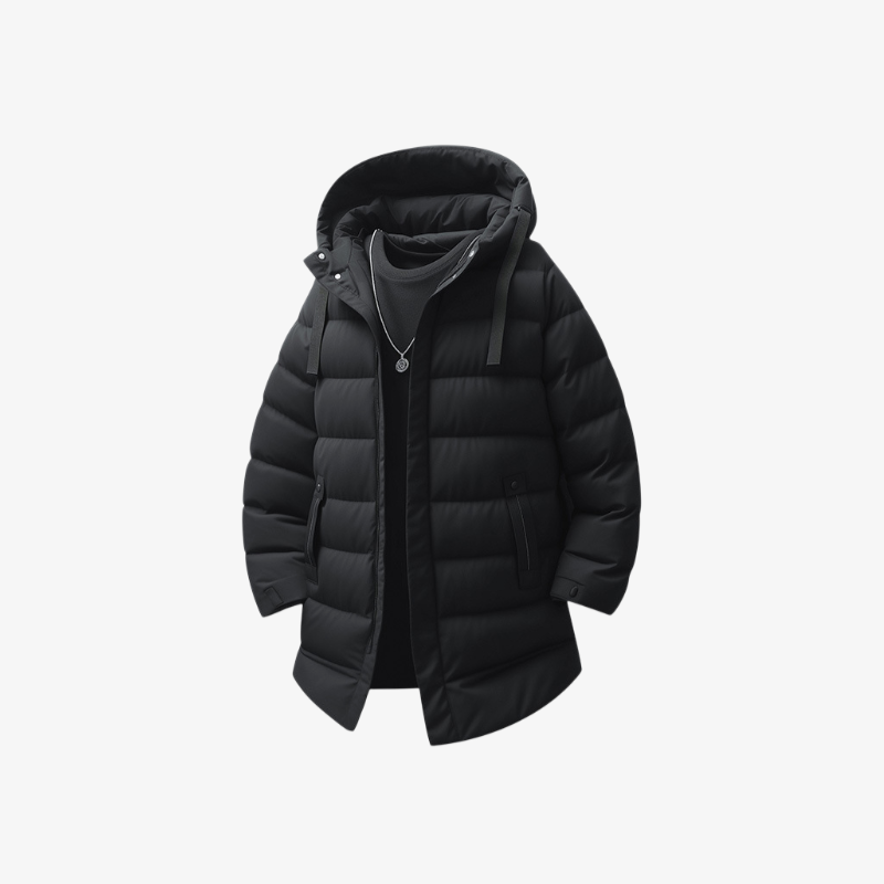 남자 하프 후드 기모 패딩 코트 남자 주니어 하프 패딩