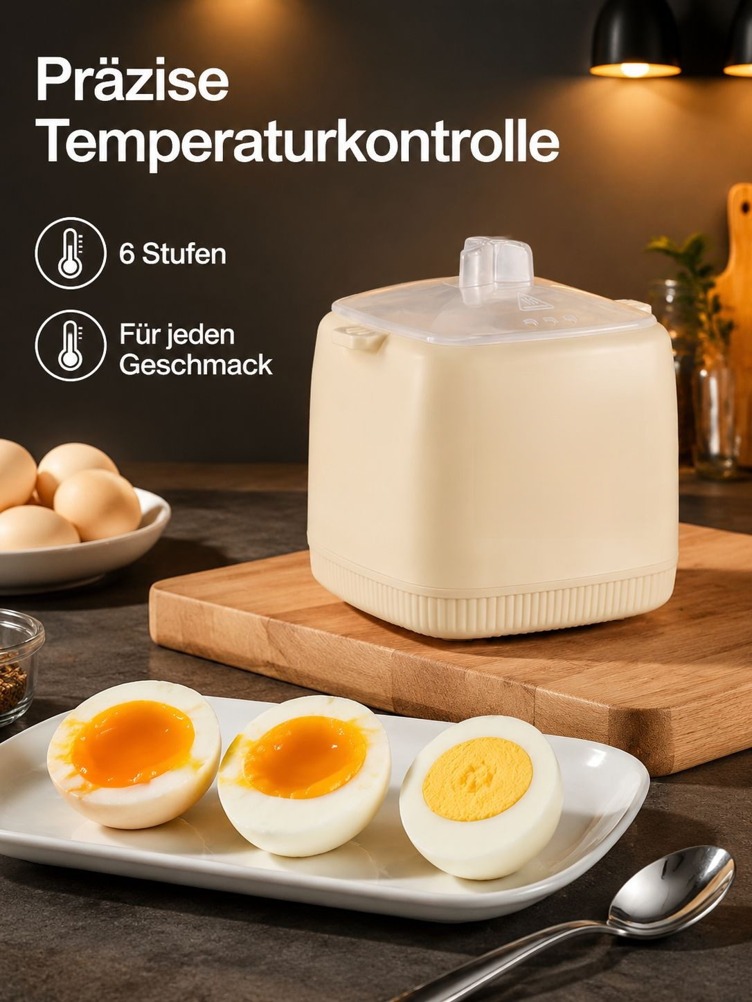 Intelligenter Mini-Eierdämpfer