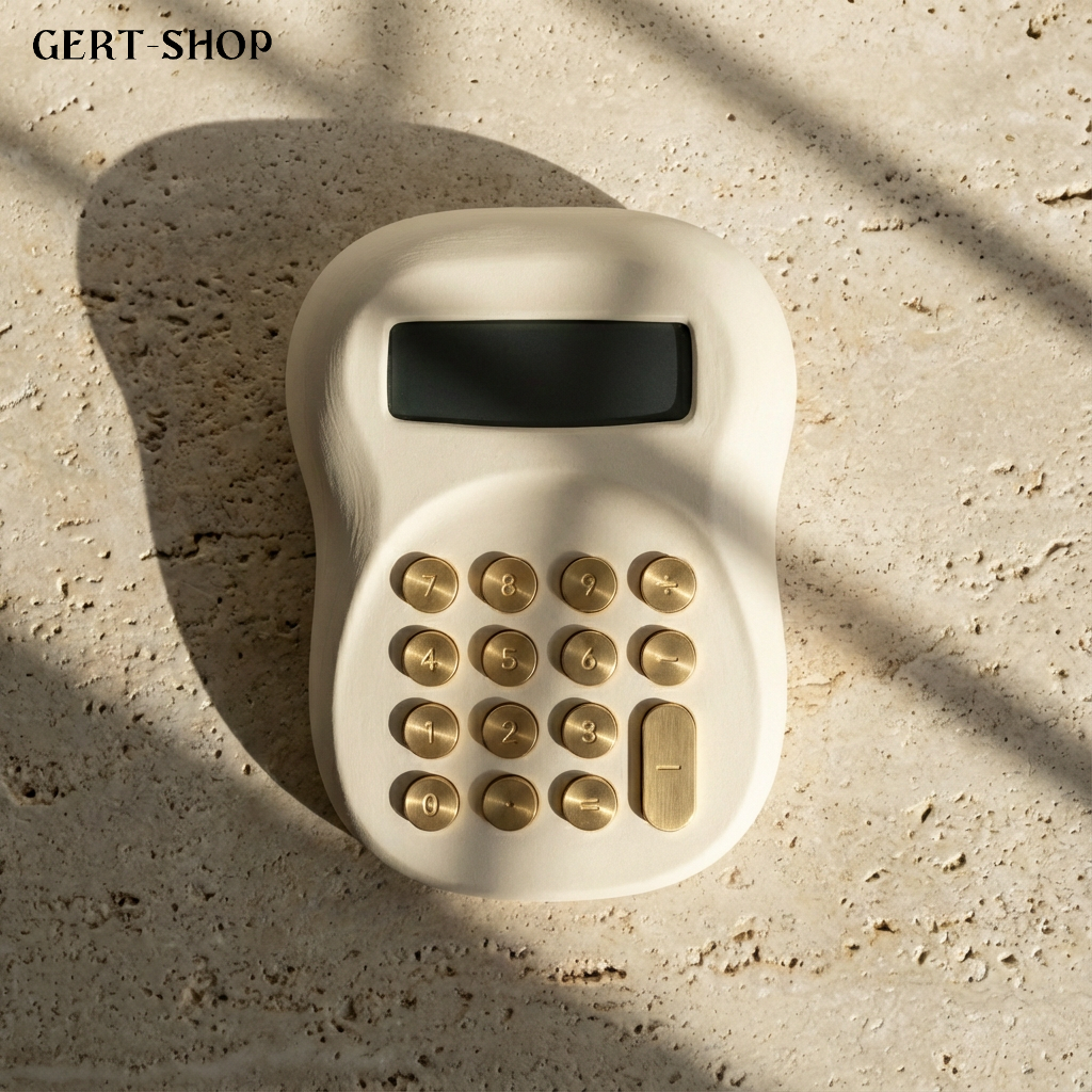 Calculatrice professionnelle sur un poste de travail