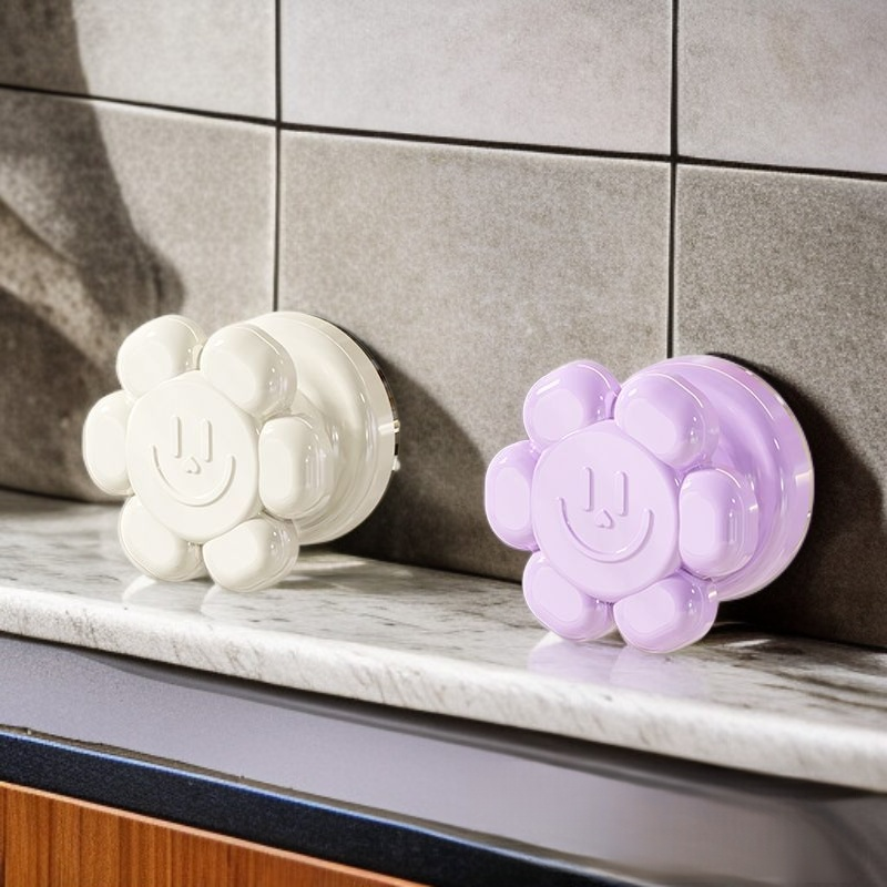 펀치 없는 꽃형 흡착식 도어 핸들