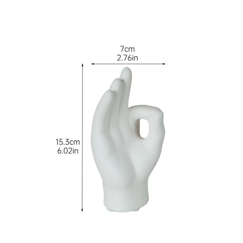 손 모양의 보석 보관 장식품