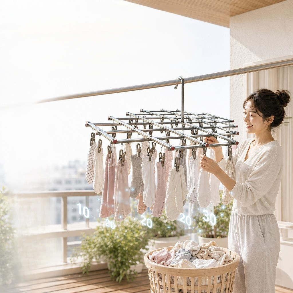 Modern Minimalist Stainless Steel Multi-purpose Drying Rack