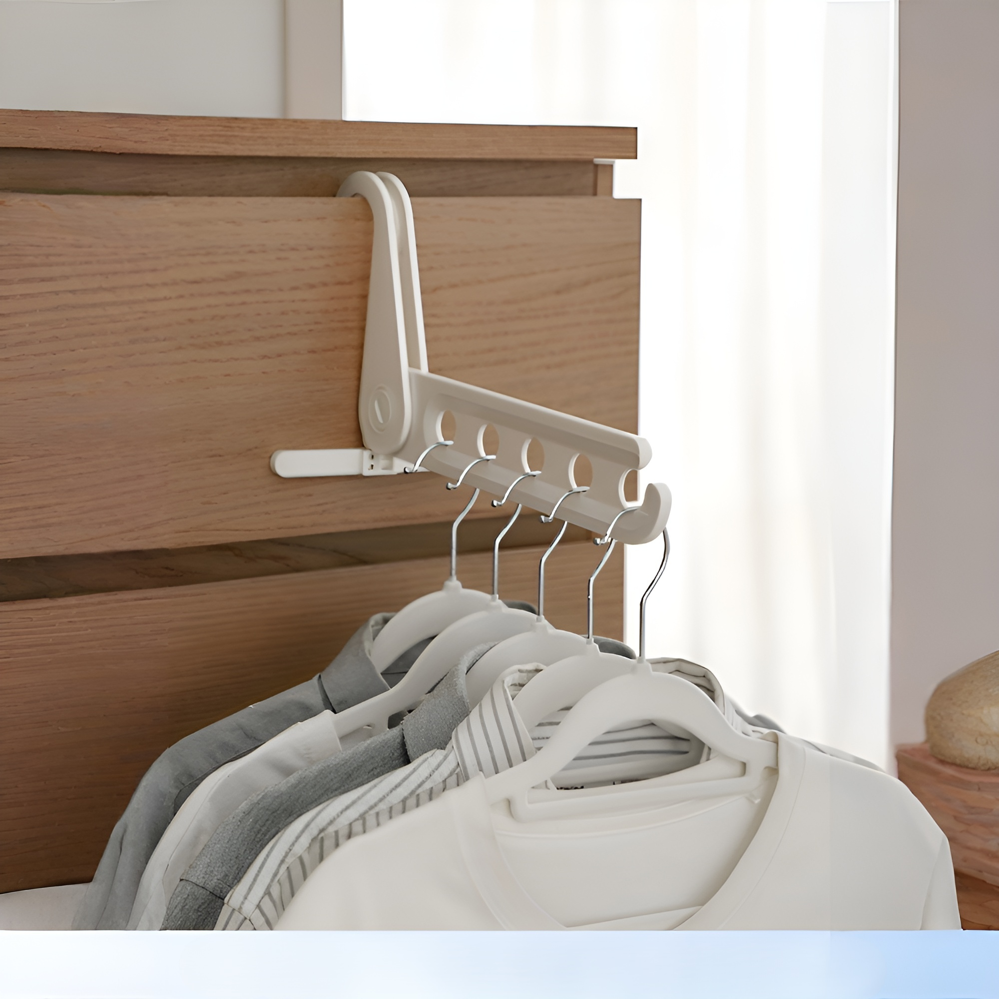 Foldable travel hanger household clothes hanger portable travel hotel multifunctional clothes drying