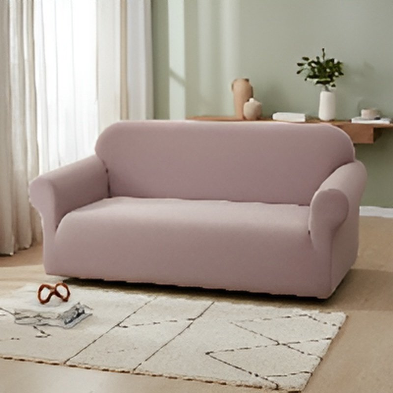 Waterproof Stretch Sofa Cover, Plain Design, Chaise Lounge Combination Sofa Protector