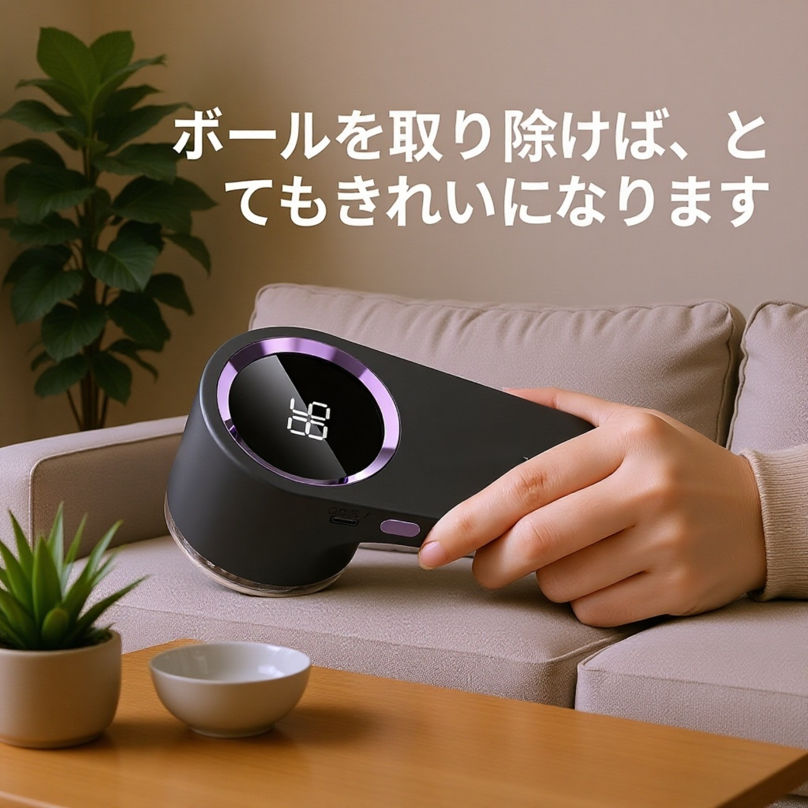 毛玉取りスクレーパー ポータブルシェーバー