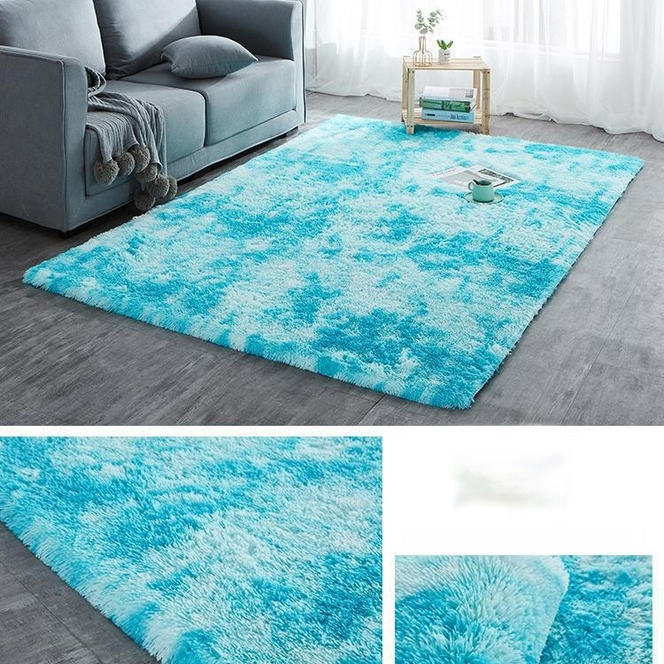 Tapis/Couverture minimaliste scandinave à longs poils