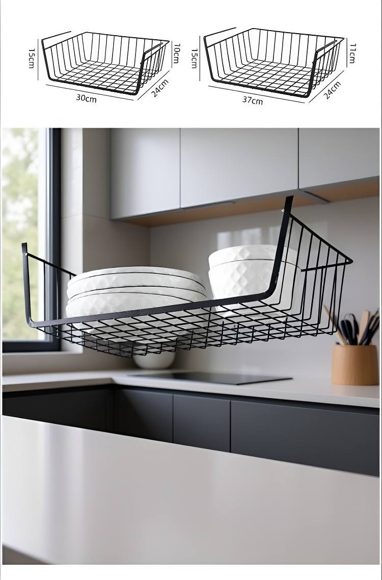 キッチン整理に役立つ壁掛けラック