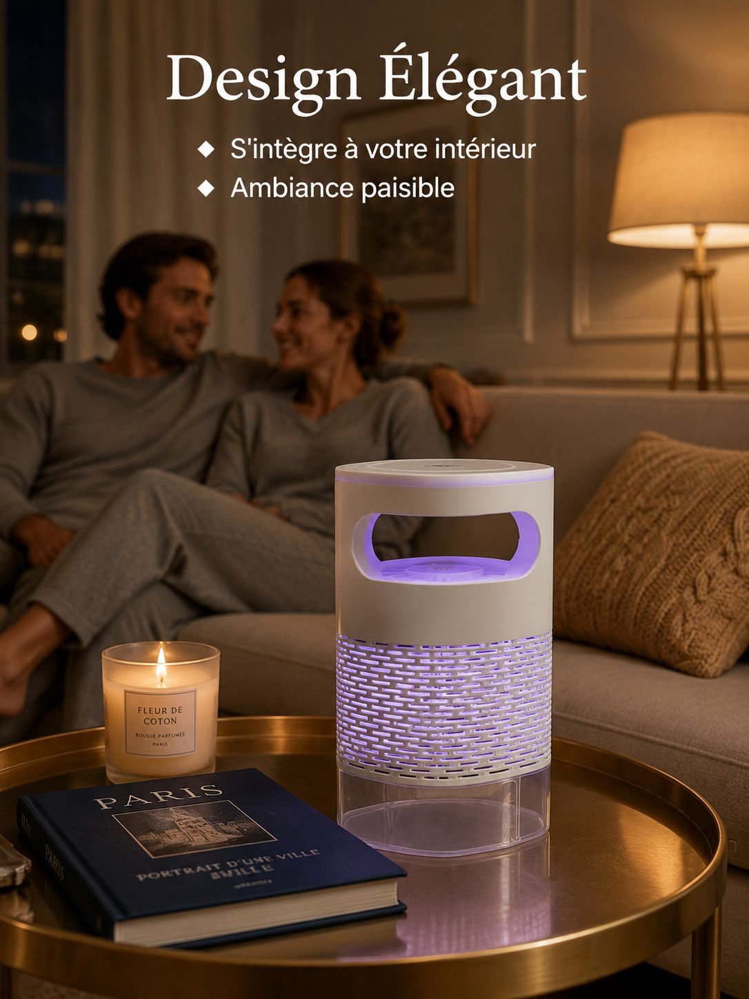 Piège à moustiques photocatalytique silencieux sans rayonnement