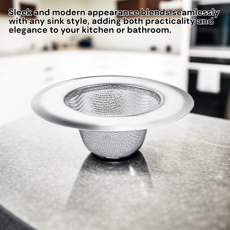 Stainless Steel Drain Filter for Bathroom Anti-Clog Anti-Leak
