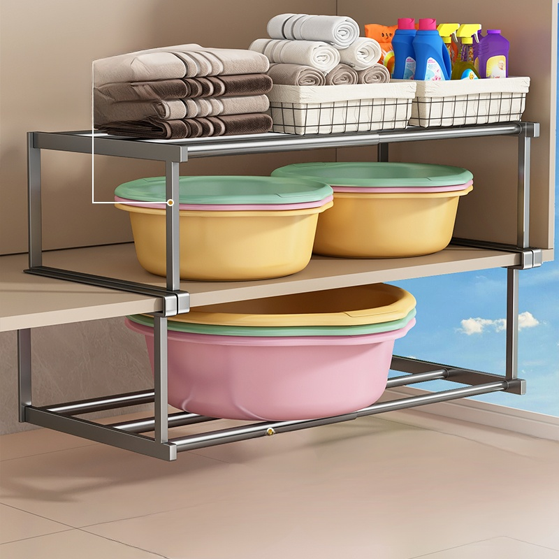 확장형 부유 수납 선반