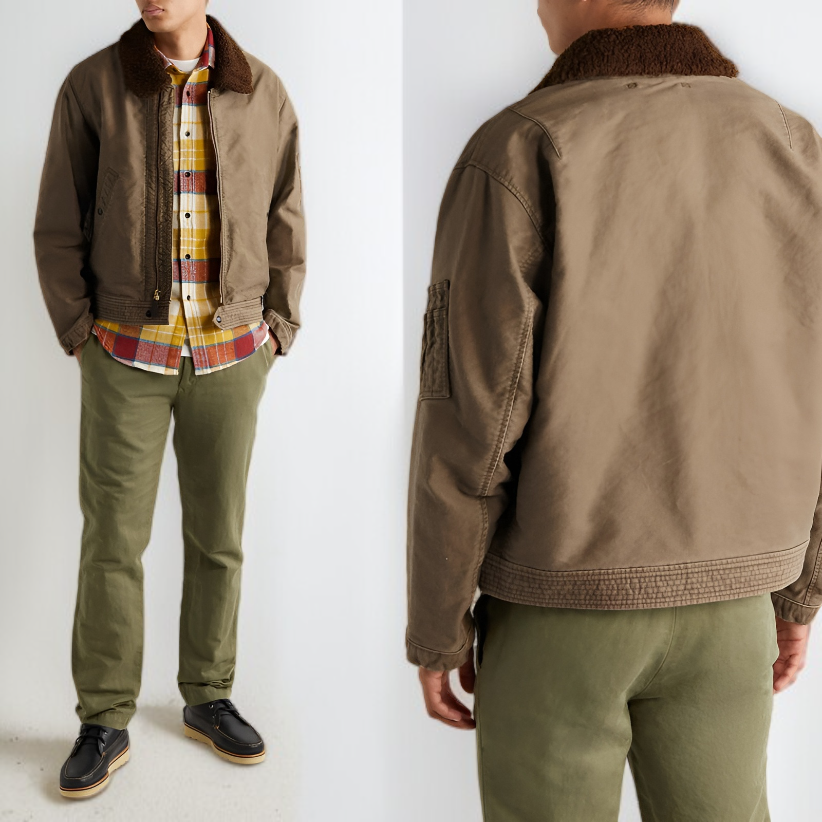 シェルパハイパイルウールフライトジャケット