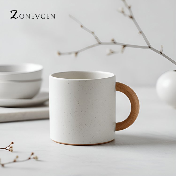 심플한 디자인의 머그