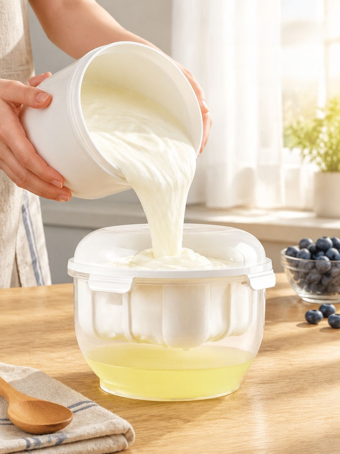 Escurridor de frutas para preparar ensaladas