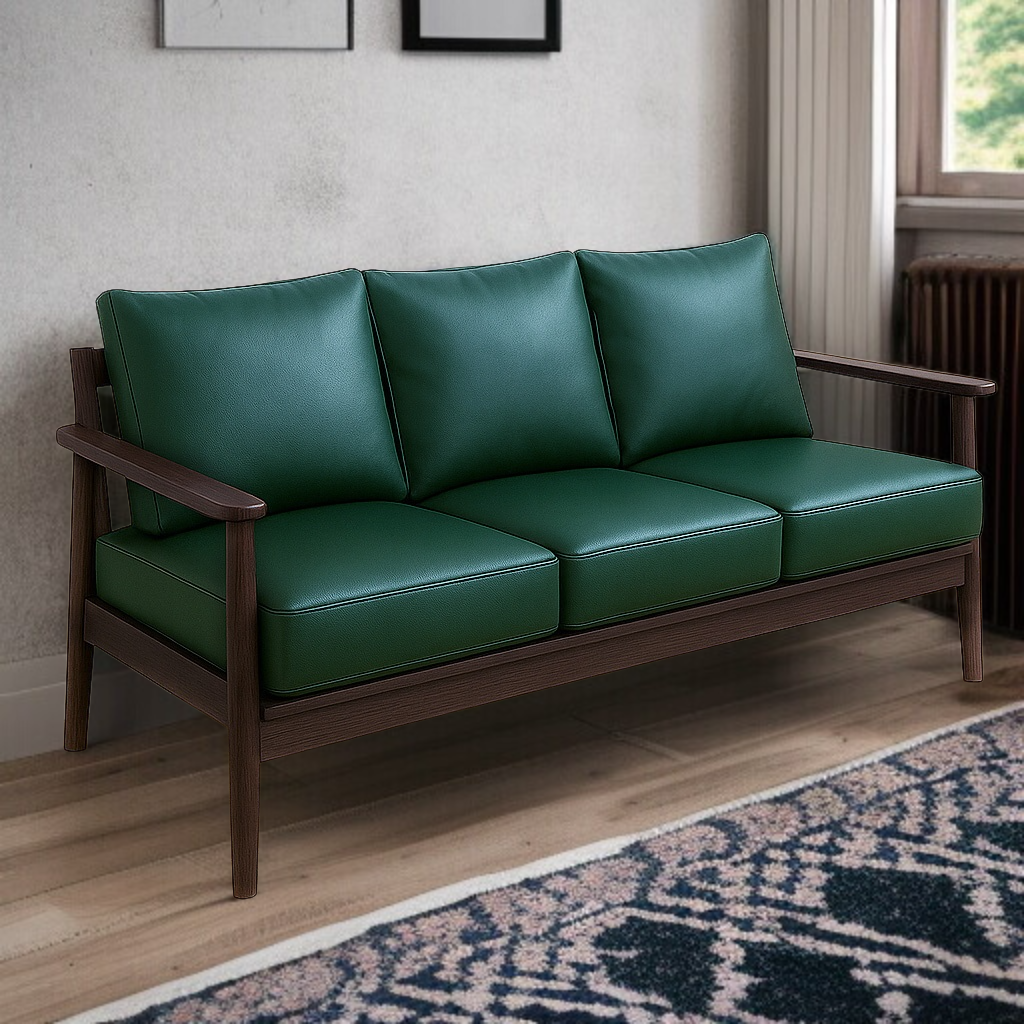 Comfortable Anti-Slip Premium Faux Leather Sofa Cushion Set for Home/Hotel Use