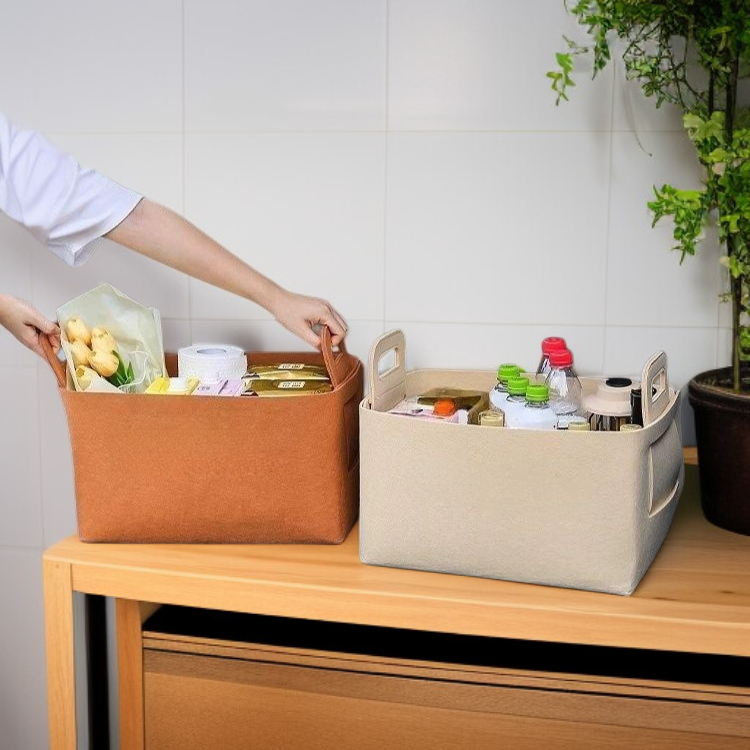 다용도 수납함으로 깔끔하게 정리된 모습