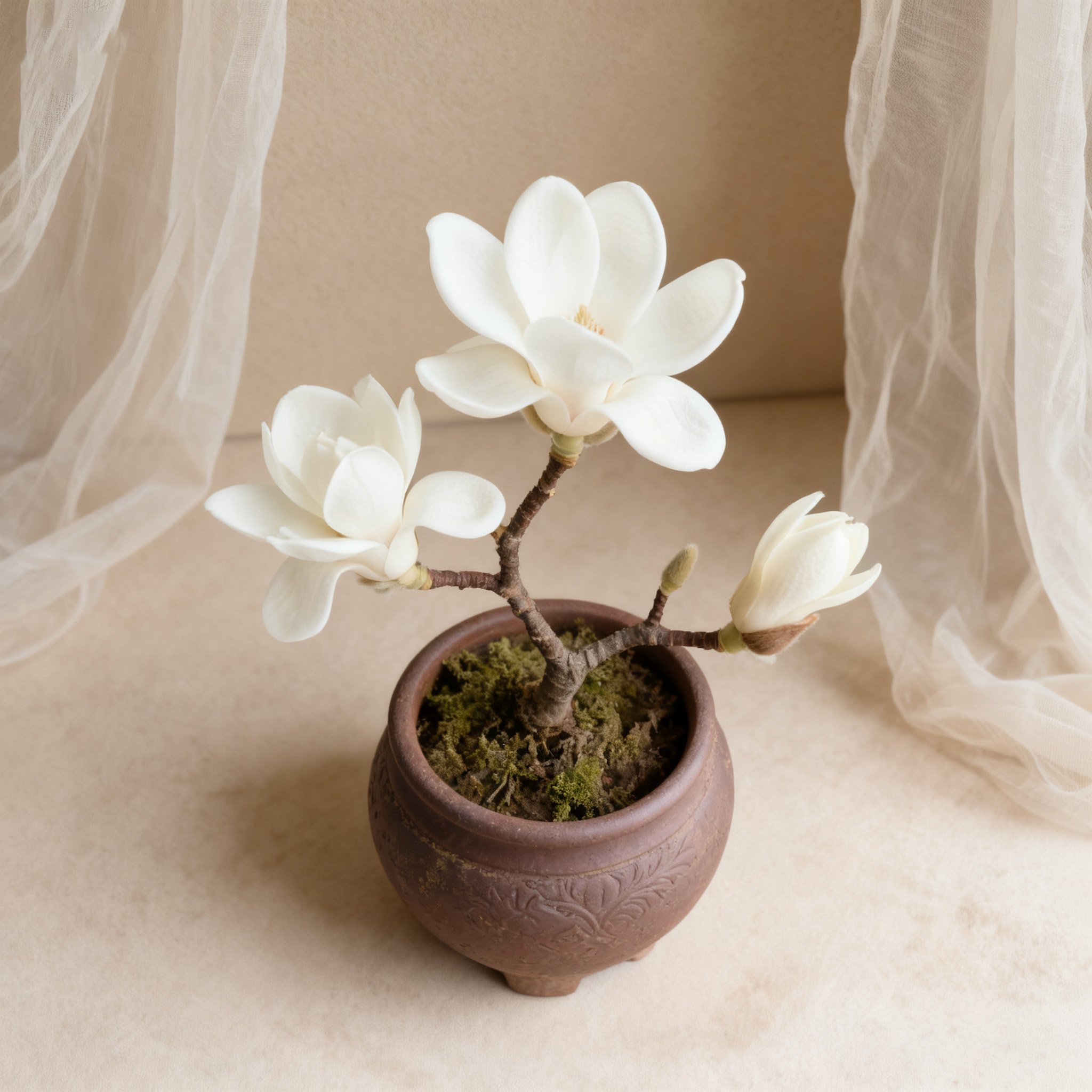 ต้นพุดซ้อนในกระถาง