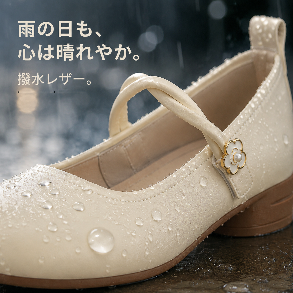 フレンチレトロカメリアメリージェーンシューズ
