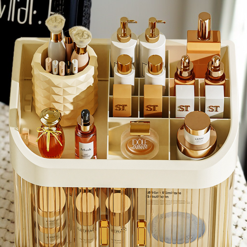 Dustproof Cosmetic Storage Box for Makeup and Skincare