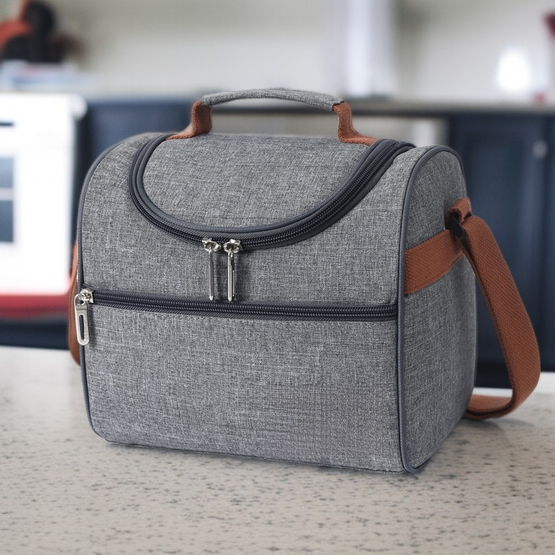 Bolsa porta alimentos térmica de gran capacidad, material catiónico