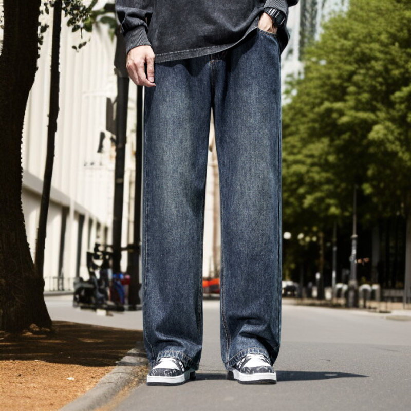 남성용 캐주얼 드레이프 팬츠