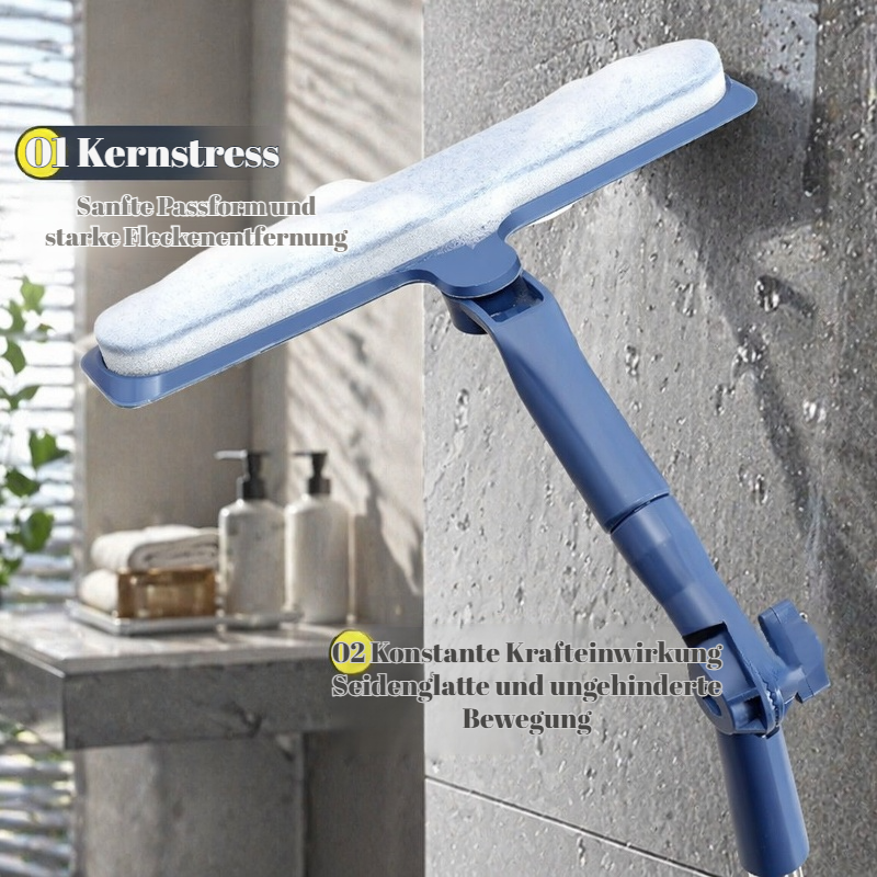 Dreifarbiger doppelseitiger Glasreiniger