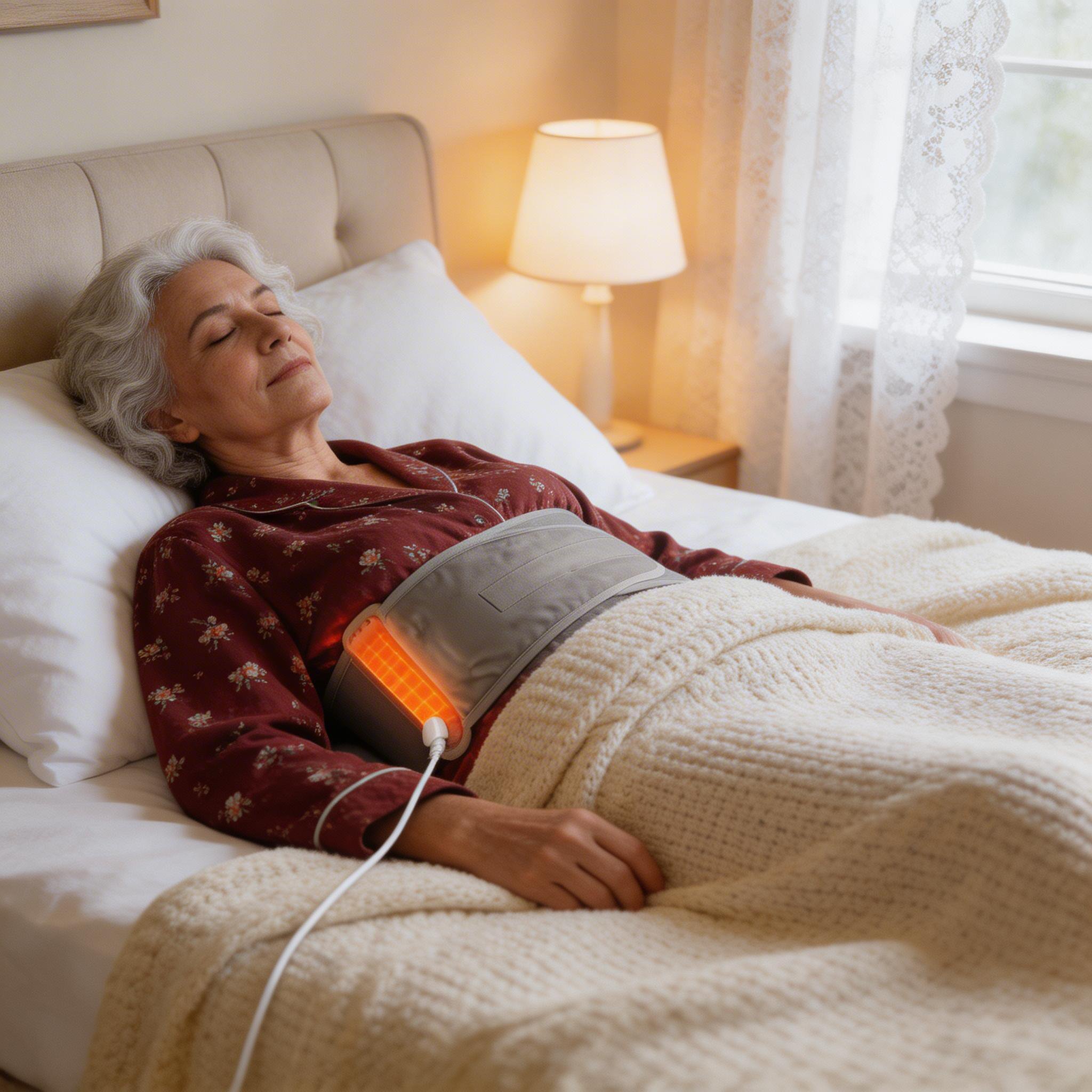 Cinturón de calor para la cintura, almohadilla térmica para el hogar, soporte lumbar con calefacción