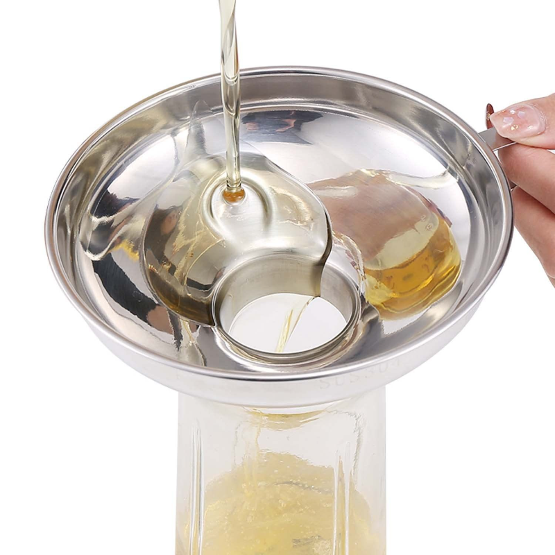 입구가 넓은 분배 깔때기