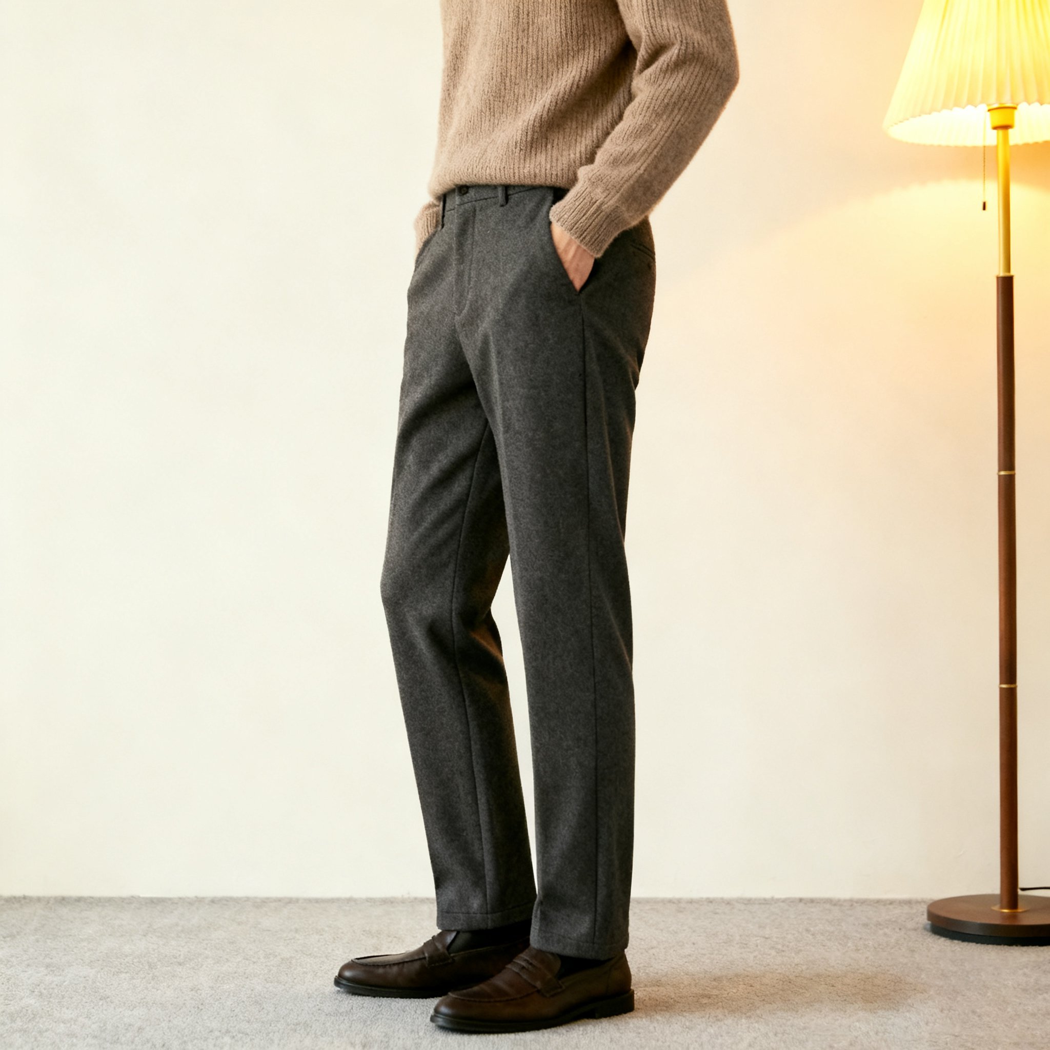 細身スタイル紳士用スラックス