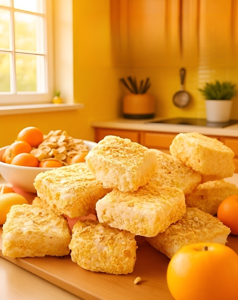 고소한 오트밀 쇼트브레드 포장 이미지