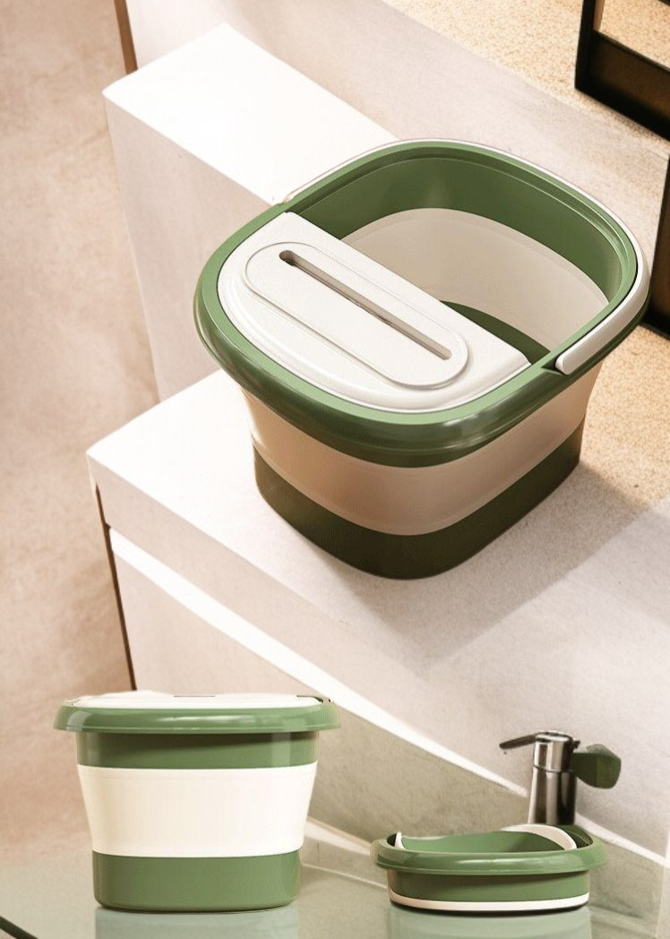 フットバスの簡単収納シーン