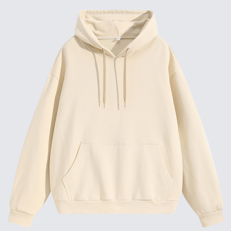 簡約基礎純色連帽衛衣（男女同款）