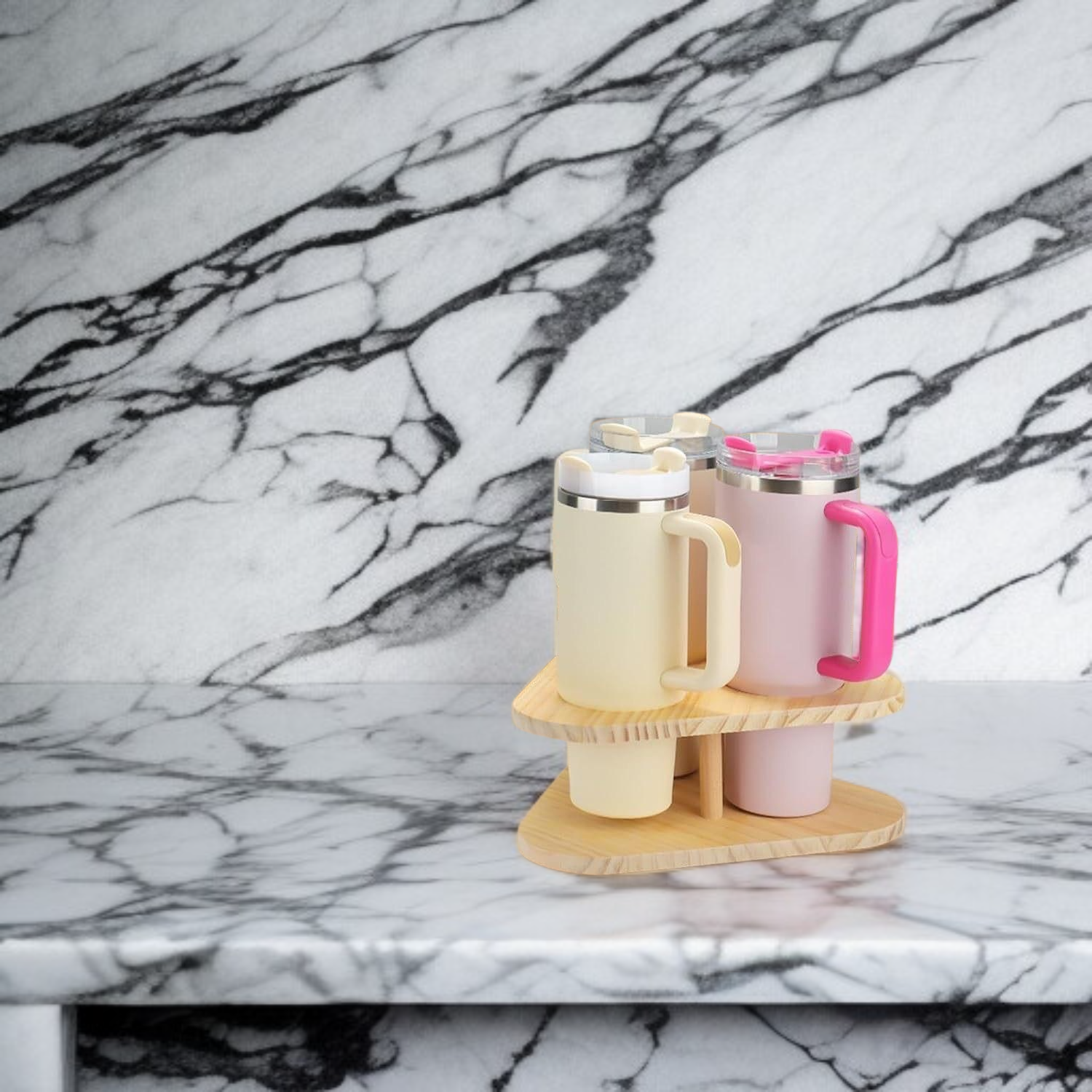 木質ボトル収納棚